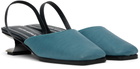 Nicole Saldaña Blue Syd Mesh Heels