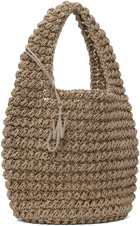 JW Anderson Gray Large Popcorn Basket Tote