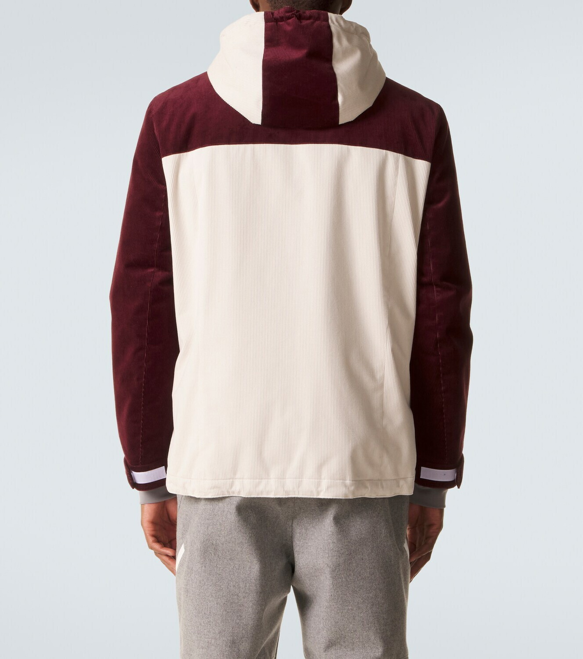 Brunello Cucinelli Hooded cotton corduroy ski jacket