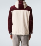 Brunello Cucinelli Hooded cotton corduroy ski jacket