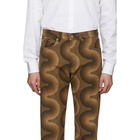 Dries Van Noten Brown Verner Panton Edition Pathard Jeans