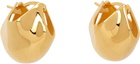 KHAITE Small Lotus Earrings