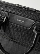 Serapian - Leather-Trimmed Logo-Embossed Stepan Coated-Canvas Briefcase