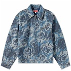 Kenzo Paris Men's Pixel Denim Jacket in Midnight Blue