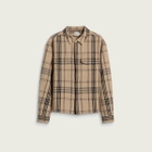 Bound Men's Linen Shirt in Safari Check