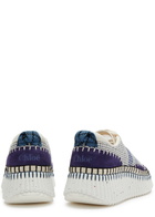 Chloe Nama Panelled Recycled Mesh Sneakers Multicoloured