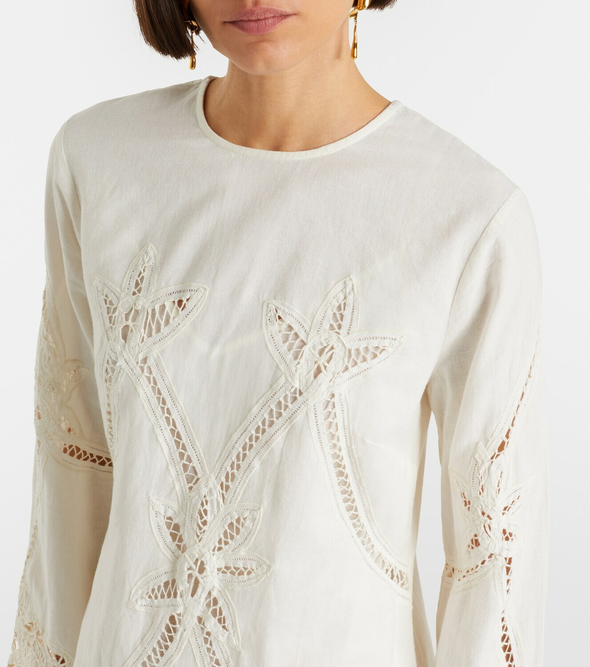 Veronica Beard Amberg cotton and linen minidress