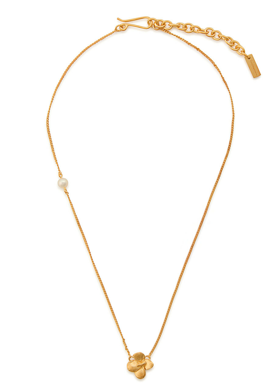Completedworks Pearl and 18kt Gold-plated Pendant Necklace - One Size