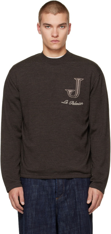 Photo: JACQUEMUS Brown 'The Herisson' Sweater