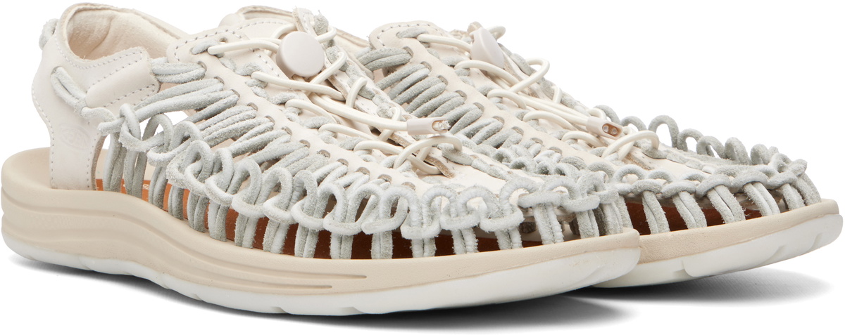 KEEN Off-White UNEEK Leather Sandals