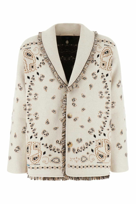 Photo: Alanui Embroidered Jacquard Bandana Cardigan