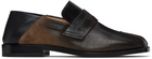 Maison Margiela Black & Brown Tabi City Loafers