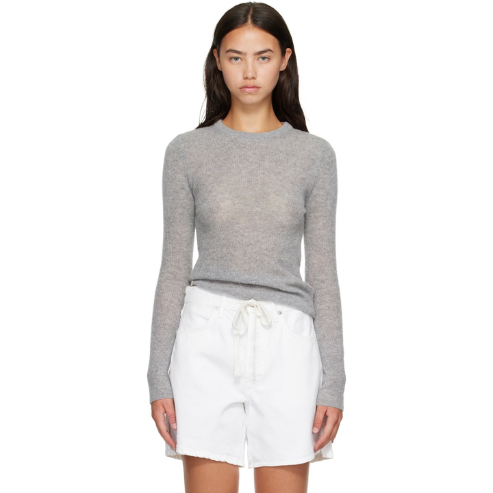 Photo: Citizens of Humanity Gray Alessia Crewneck Sweater