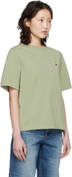 Maison Kitsuné Green Dressed Fox Comfort T-shirt
