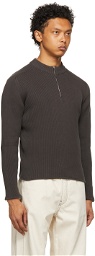 Sunnei Black Rib Knit Sweater
