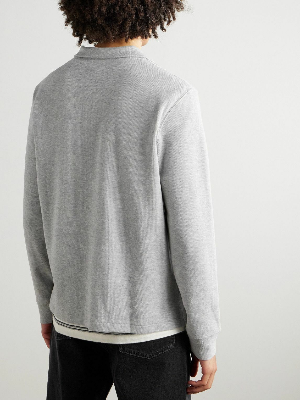 Polo Ralph Lauren - Logo-Embroidered Cotton-Jersey Half-Zip