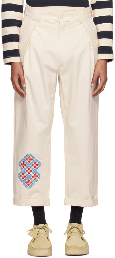 Photo: ADISH Off-White Sukkar Trousers