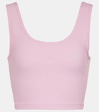 Wardrobe.NYC Jersey-blend crop top