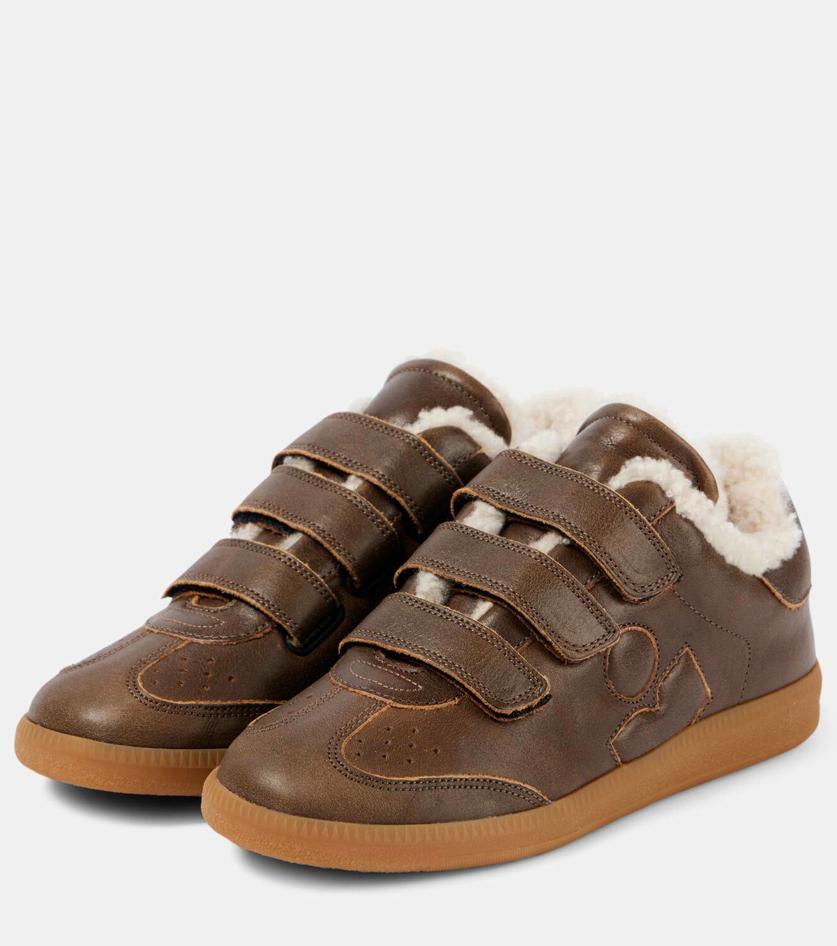 【関税込み】Beth Gb Sneakers - Isabel Marant - Leather - Pri Isabel Marant Beth Perforated Leather Grip-Strap Sneakers