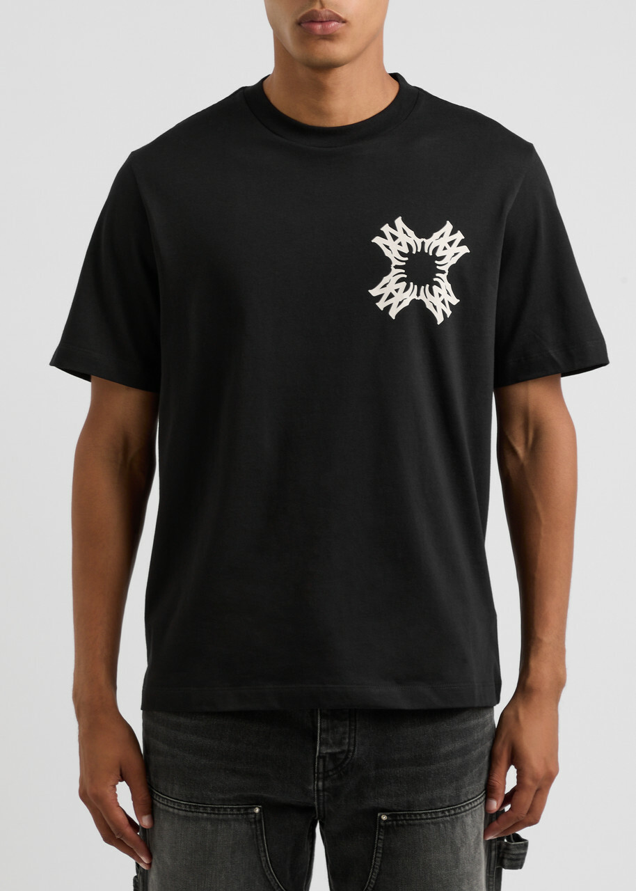 Amiri MA Quad Printed Cotton T-shirt Black Amiri
