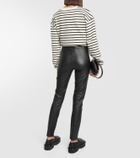 Max Mara Leisure Zefir faux leather straight pants