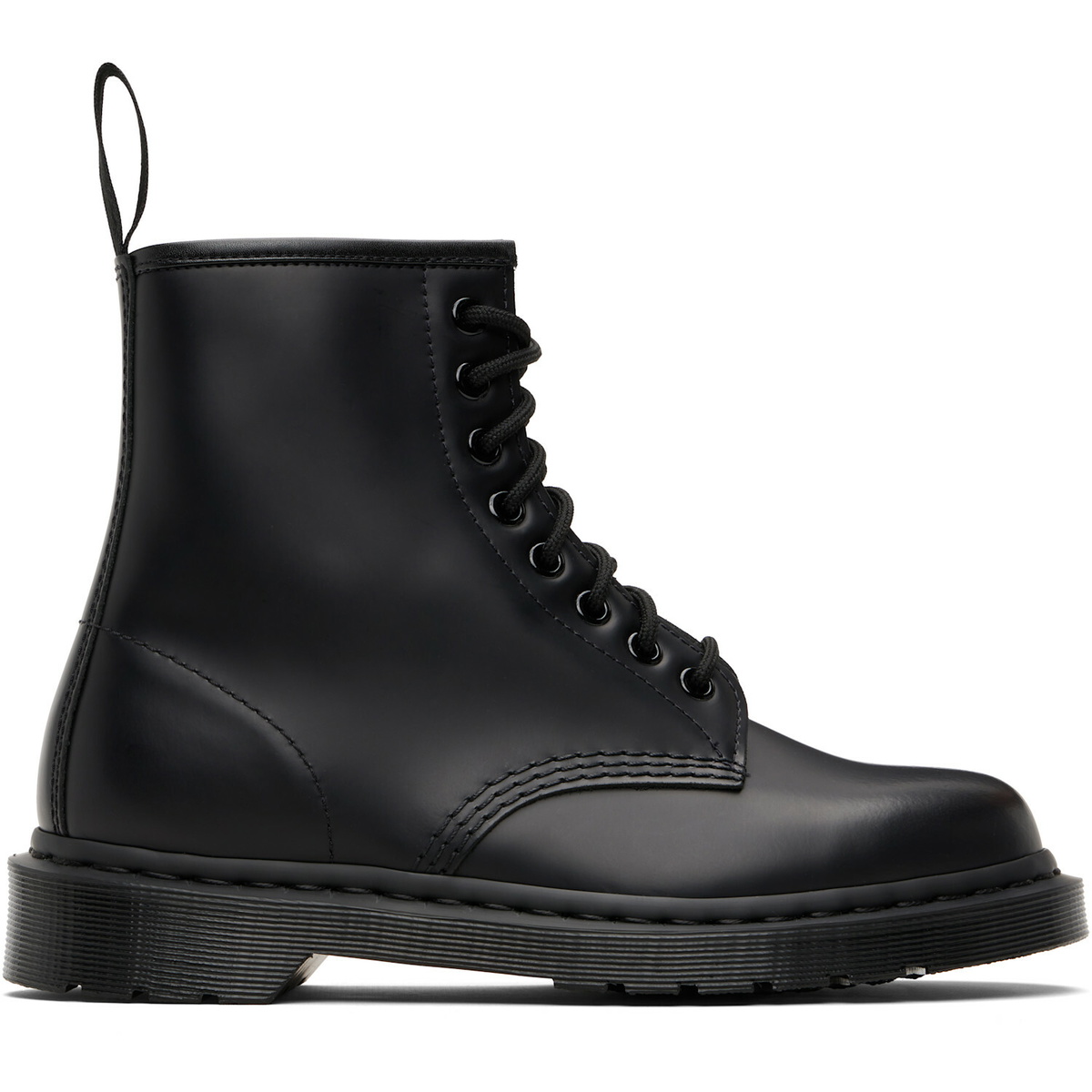 Dr. Martens Black 1460 Mono Lace Up Boots