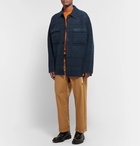 Jacquemus - Checked Wool Overshirt - Blue