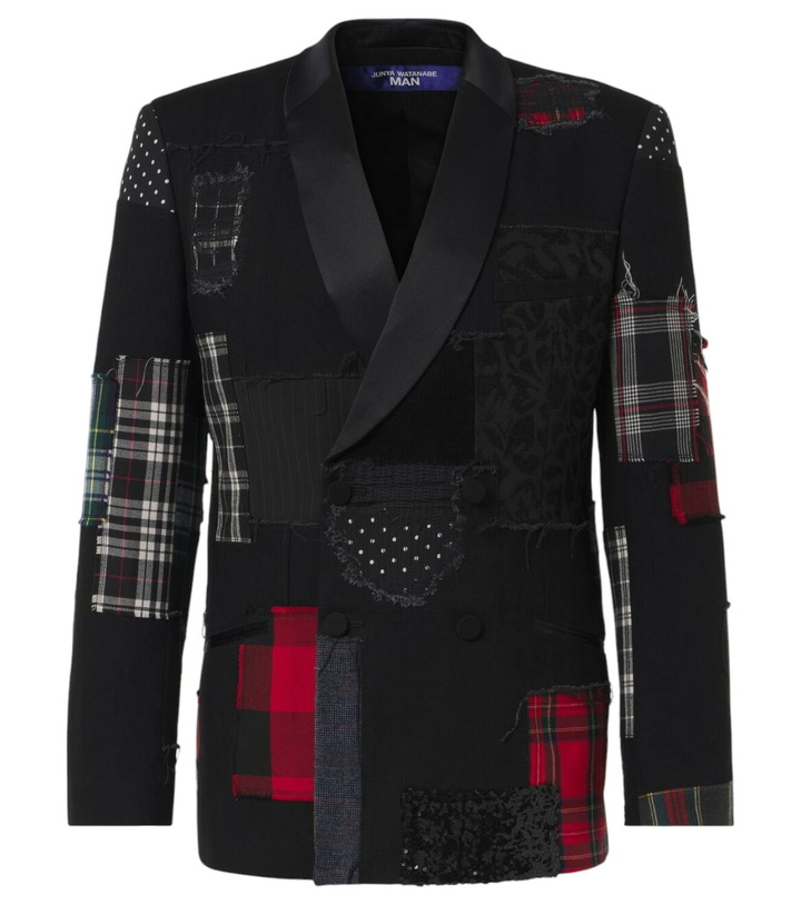 Photo: Junya Watanabe Patchwork blazer