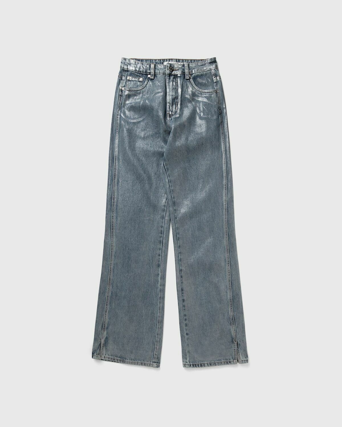 Gestuz CoatyGZ HW straight jeans silver Women