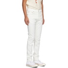 Nudie Jeans Off-White Lean Dean Jeans