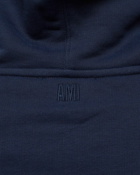 Ami Paris Red Ami De Coeur Hoodie Blue - Mens - Hoodies