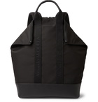 Alexander McQueen - De Manta Leather-Trimmed Nylon Convertible Tote Bag - Black