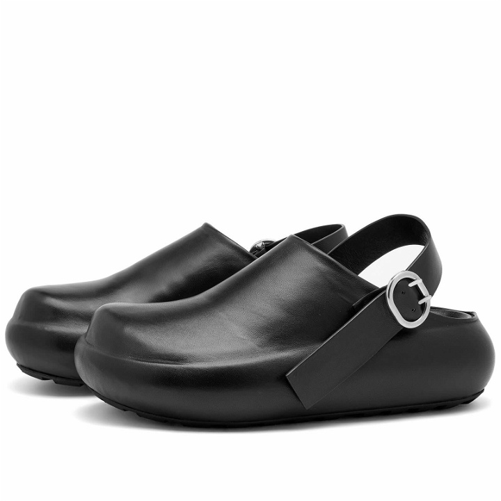 Photo: Jil Sander Sabot Mule Shoes in Black