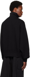 Palm Angels Black Quarter Zip Sweatshirt