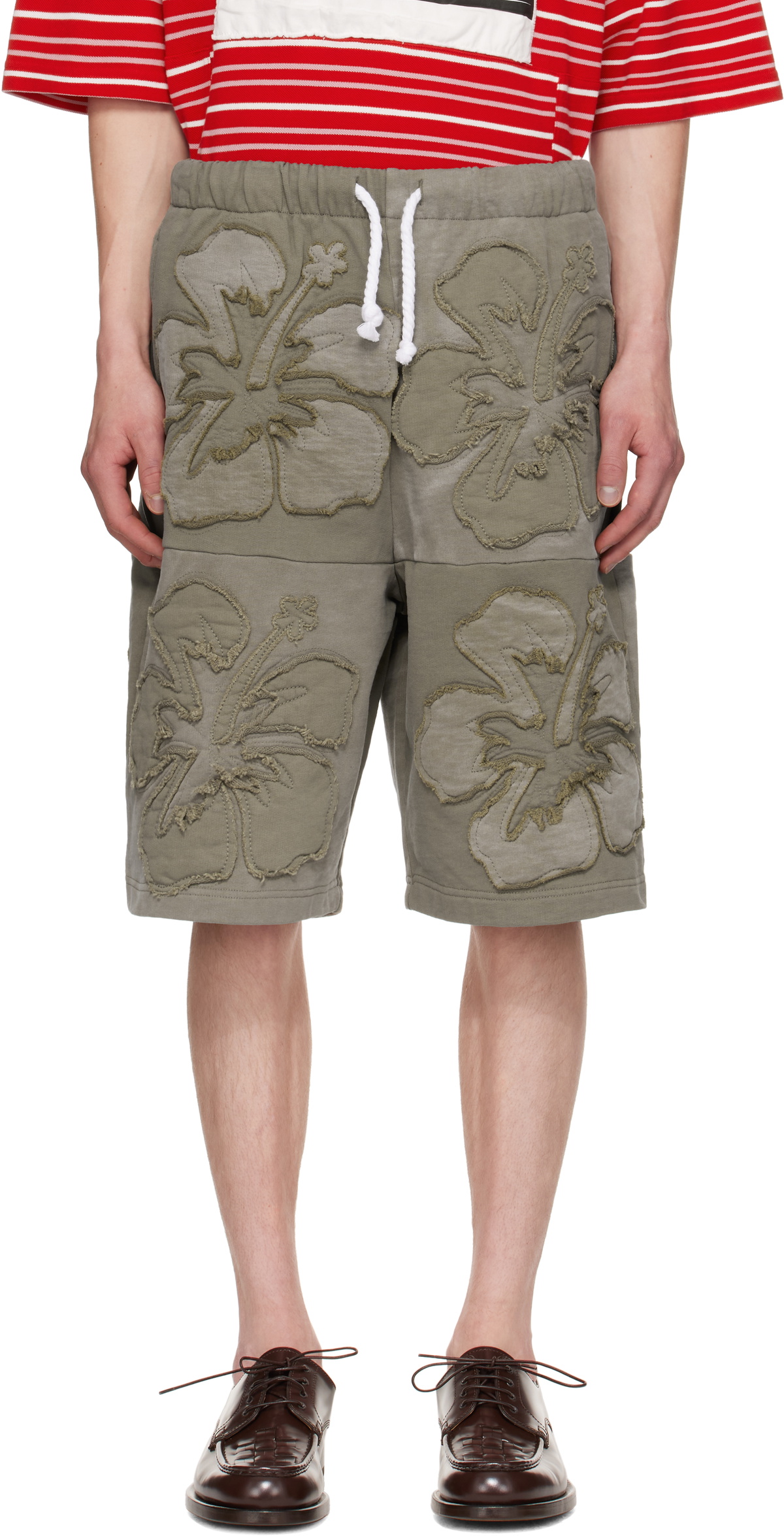 ABRA Khaki Flower Shorts