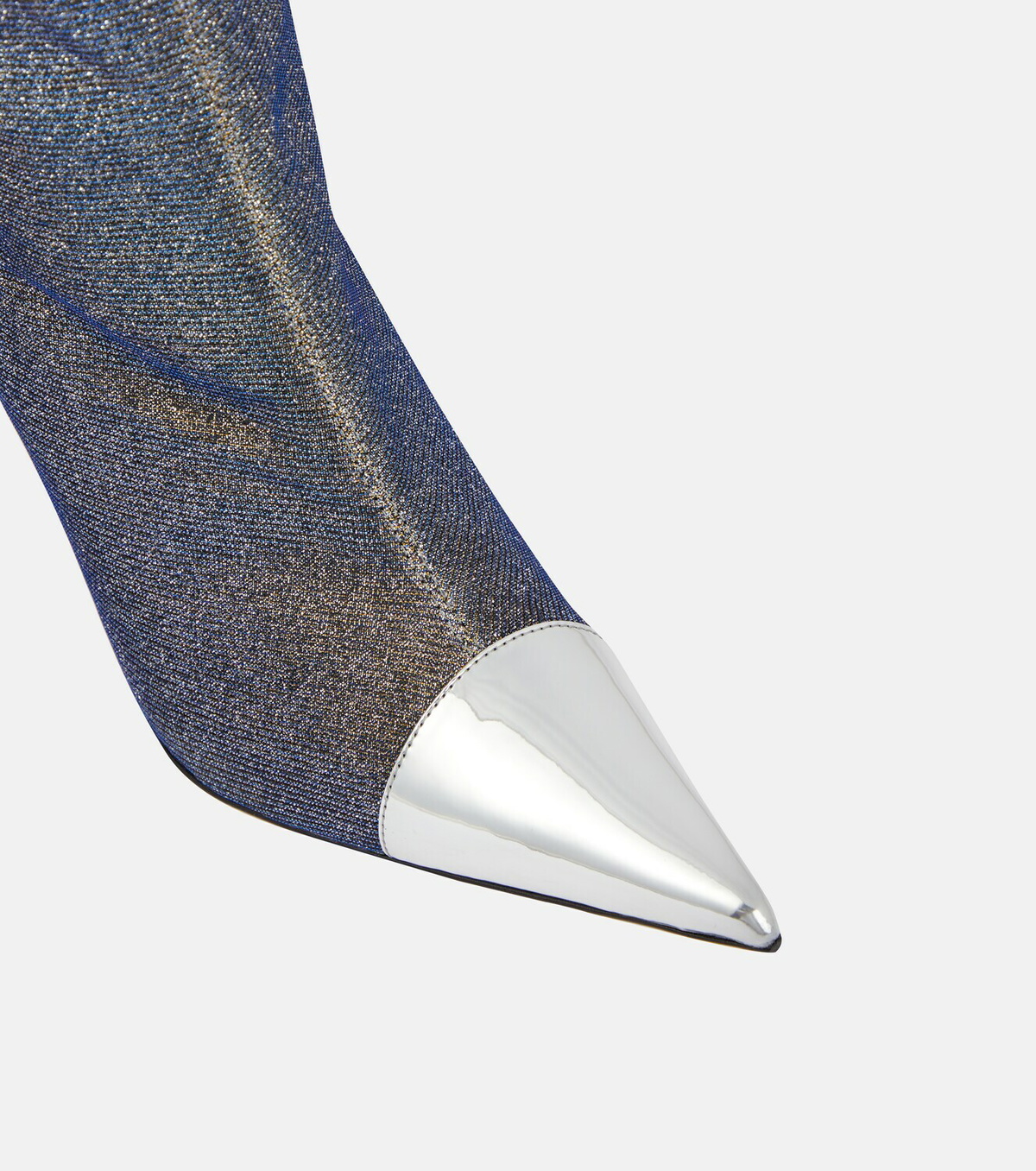 Alexandre Vauthier Metallic knee-high boots