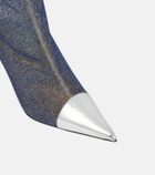 Alexandre Vauthier Metallic knee-high boots
