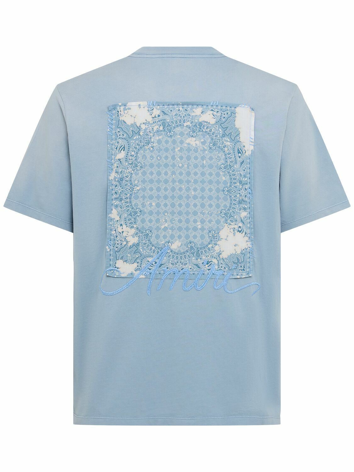 AMIRI Bleached Bandana Patch T-shirt Amiri