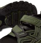 Balenciaga - Track Neoprene and Rubber Sandals - Green