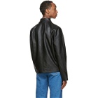 Sefr Black Faux-Leather Truth Jacket
