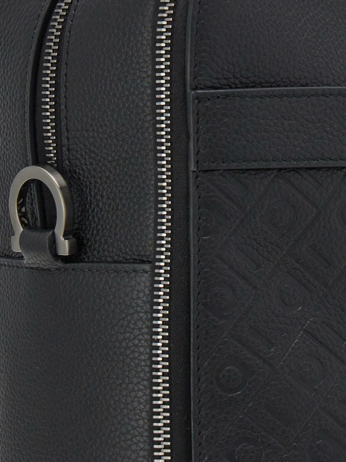 Ferragamo Mens Ferragamo Monogram briefcase in Black