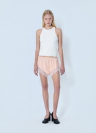 Chloé Lace Trim Jersey Shorts
