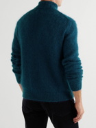 Massimo Alba - Mohair and Silk-Blend Rollneck Sweater - Blue