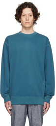 BOSS Blue Cotton Sweatshirt