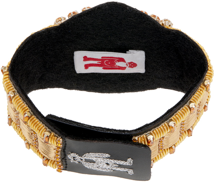 Walter Van Beirendonck Black & Yellow Sun Bracelet