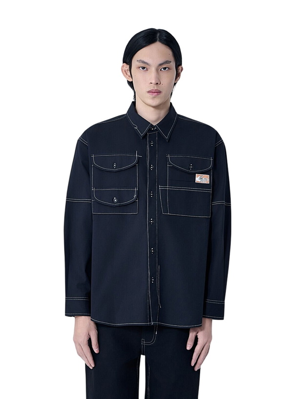 Photo: Story mfg. Contrast Stitch Utility Shirt