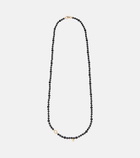 Toteme Inifinity beaded necklace with onyx