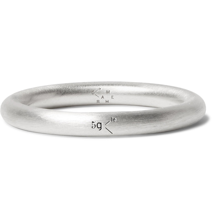 Photo: Le Gramme - Le 5 Brushed Sterling Silver Ring - Silver
