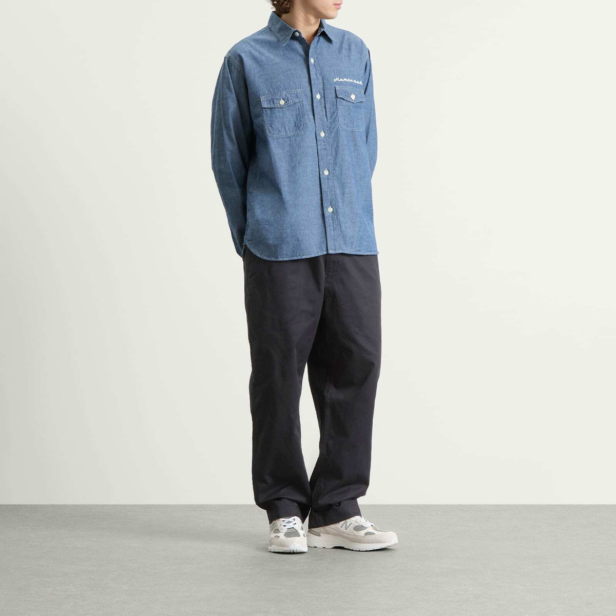 Human Made Men's Easy Belted Pants in Navy