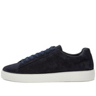 Norse Projects Men's Suede Court Sneakers in Dark Navy